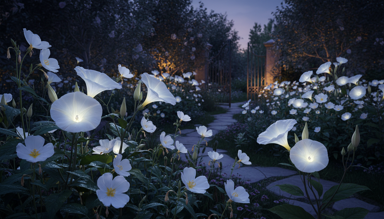 Night – blooming flowers that make your garden come alive after dark