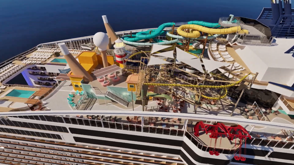 image credit:  @msccruisesofficial via youtube